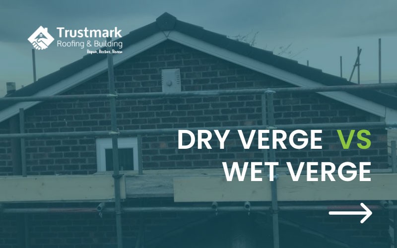 UK house with professional dry verge installation